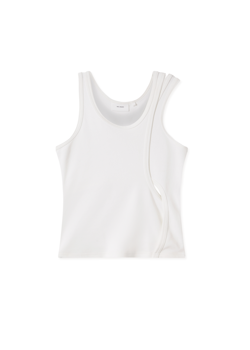 Tanktop AXEL ARIGATO Rina Layered Tank Top Hvid | A3422001