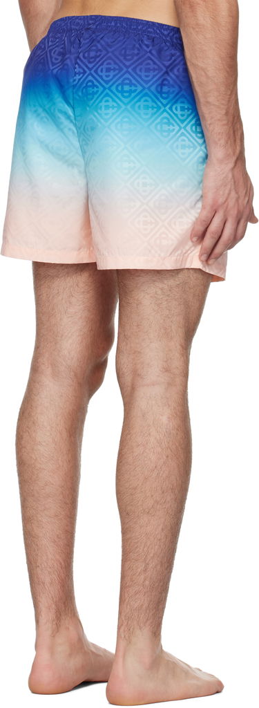 Badetøj Casablanca Printed Swim Shorts Blå | MPS25-TR-224-01, 2