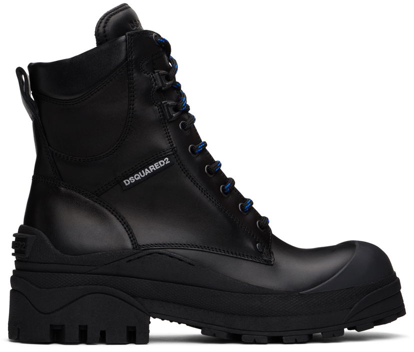 Jakke DSQUARED2 Dsquared2 Urban Combat Boots Sort | ABM0138_01500001_2124