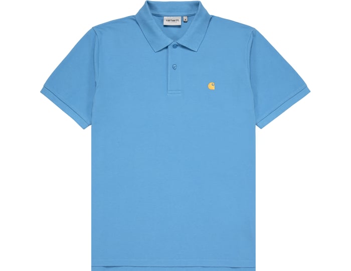 Polo skjorte Carhartt WIP Carhartt WIP Chase Pique Polo Blå | I023807, 0