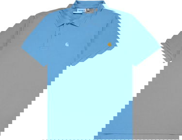 Polo skjorte Carhartt WIP Carhartt WIP Chase Pique Polo Blå | I023807, 0