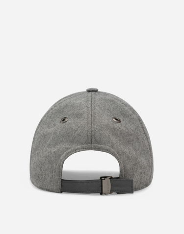 Kasket Dolce & Gabbana Dolce & Gabbana Flannel Baseball Cap with DG Logo Grå | GH897ZFU21QS8291, 2