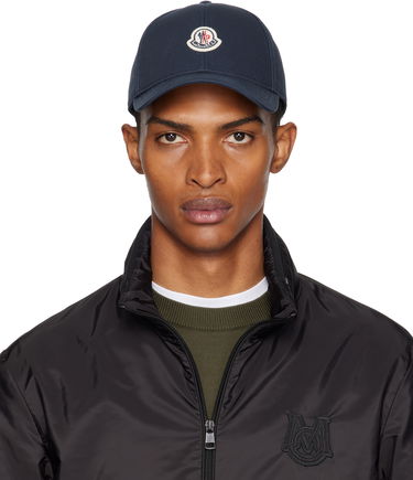 Kasket Moncler Moncler Archivio Baseball Cap Mørkeblå | K20913B0004304863, 0