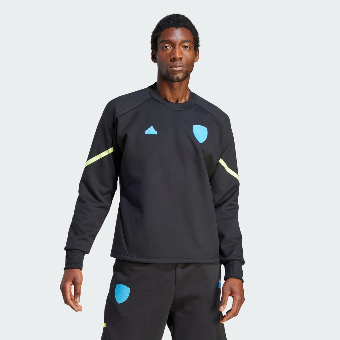 Jakke adidas Originals Arsenal Designed for Gameday Sort | HZ2038, 1
