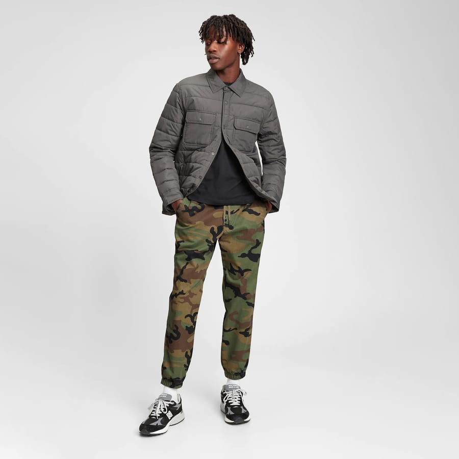 Joggingbukser GAP Essential Jogger Pants Grøn | 737910-00, 0