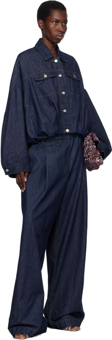 Jumpsuit Dries Van Noten Dries Van Noten Oversized Denim Jacket Blå | 251-010515-1552, 3