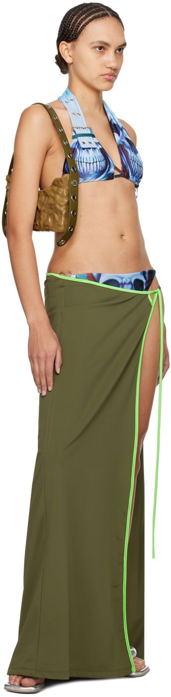 Nederdel Ottolinger Ottolinger Wrap Maxi Skirt Grøn | 501003, 3