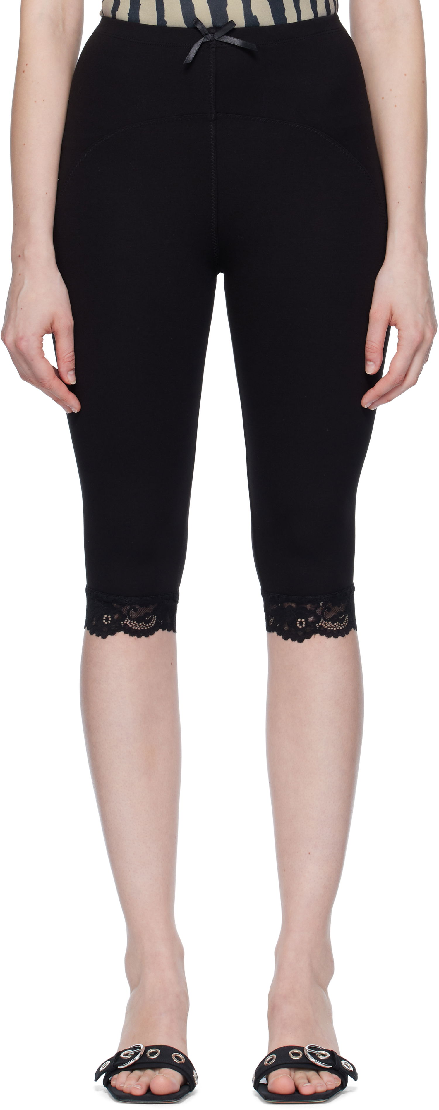 Leggings Miaou Miaou Billy Capri Short Leggings Sort | 3012PONBLK, 0