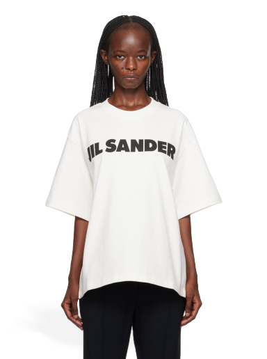 T-shirt Jil Sander Printed T-Shirt Hvid | J02GC0001_J45047