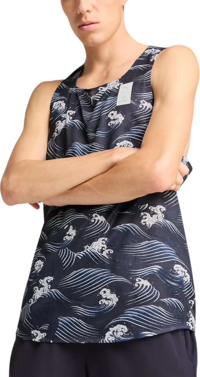 Tanktop Puma Saysky AOP Tank Top Sort | 526956-16