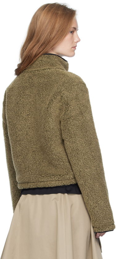 Jakke Burberry Burberry Cropped Fleece Jacket Grøn | 8109274, 2