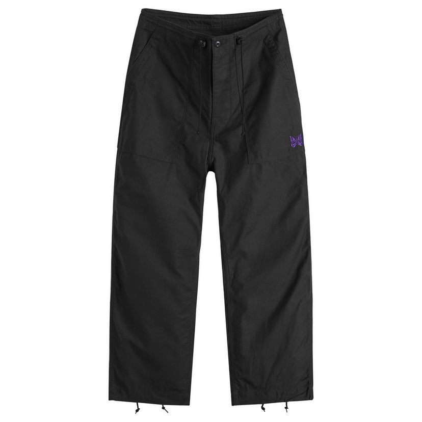 Cargo bukser Needles Women's String Fatigue Pant Black Sort | PU240-BLK
