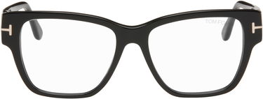 Solbriller Tom Ford Tom Ford Blue Block Square Glasses Sort | FT5745-B_54001, 0