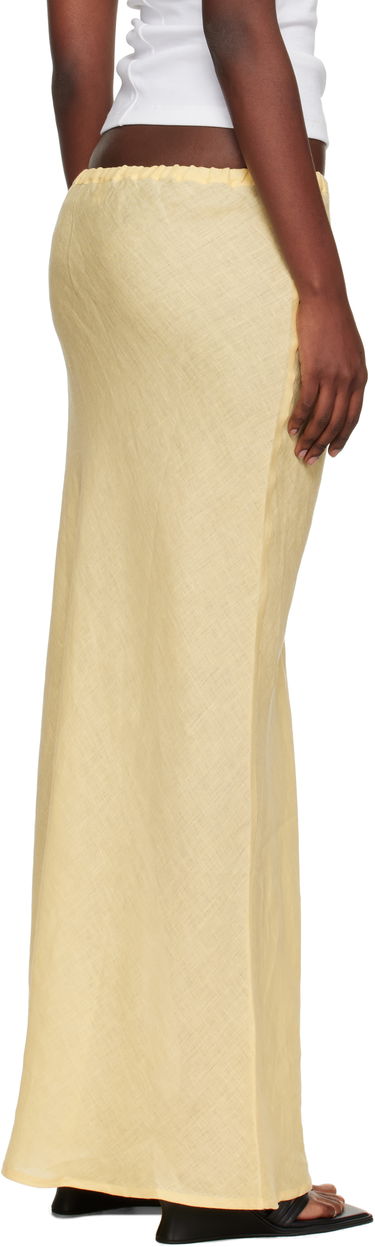 Nederdel Baserange Baserange Dydine Maxi Skirt Gul | SSDY-FL-AU25, 2