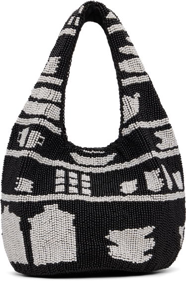Mulepose JW Anderson JW Anderson Mini Beaded House Pattern Shopper Tote Flerfarvet | HB0744-FA0470, 0