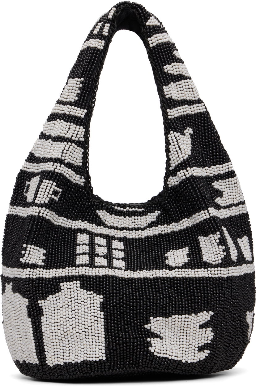 Mulepose JW Anderson JW Anderson Mini Beaded House Pattern Shopper Tote Flerfarvet | HB0744-FA0470