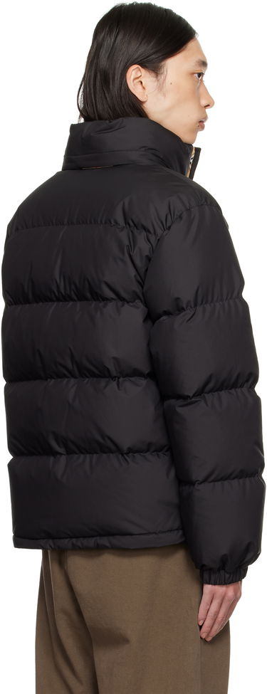 Puffer jakke Burberry Burberry Snowdon Checker-Tape Down Jacket Sort | 8113810, 2