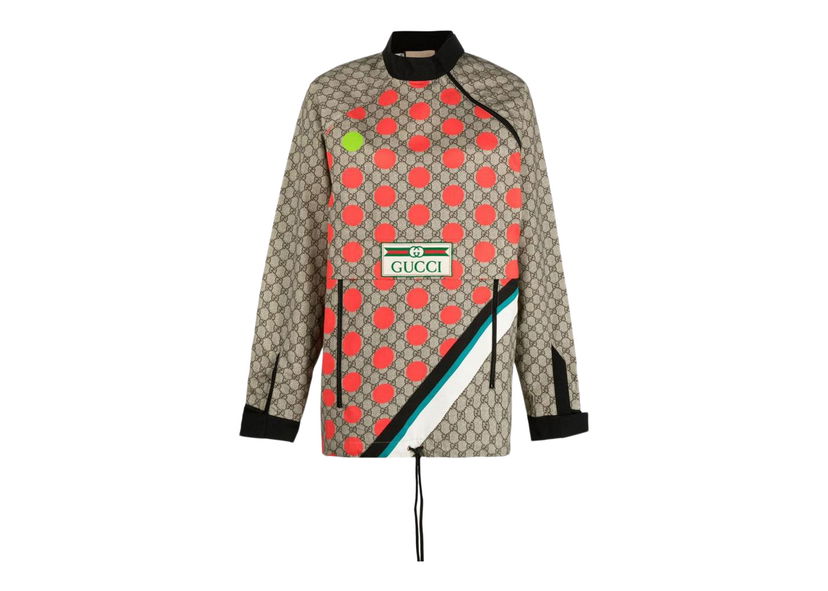Vindjakke Gucci The North Face x Windbreaker Beige Red Beige | 681305 XJD1N 2099