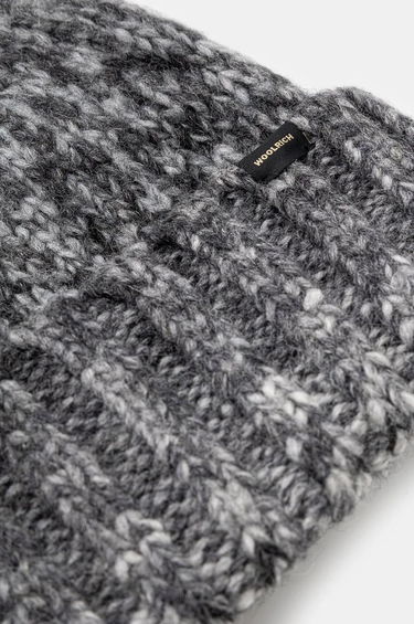 Beanie WOOLRICH Wool Blend Space Dye Beanie Grå | CFWOAC0291MRUF0767.UF07, 1