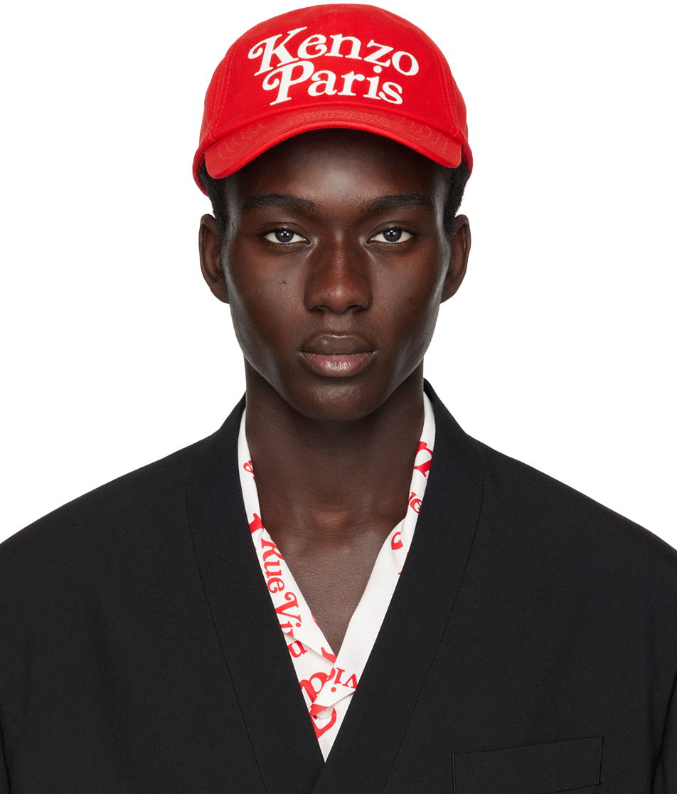 Kasket KENZO Paris Utility Cap Rød | FE58AC511F42, 0