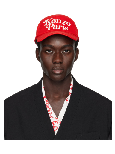 Kasket KENZO Paris Utility Cap Rød | FE58AC511F42