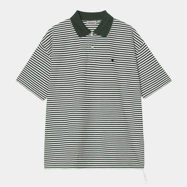 Polo skjorte Carhartt WIP Short Sleeve Striped Ribbed Collar Soony Polo Flerfarvet | A252021_9, 0