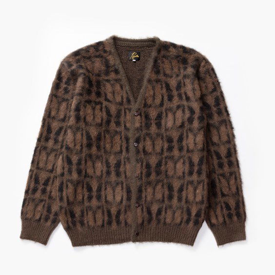 Tøj Needles Mohair Cardigan Brun | NS279-OLV, 0