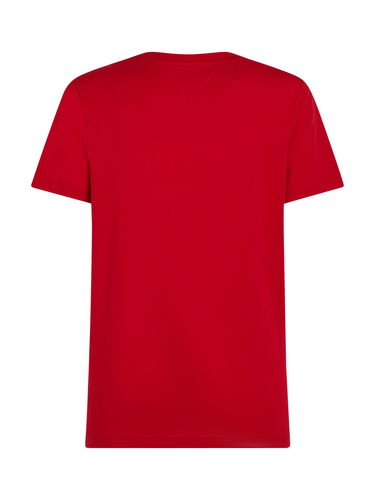 T-shirt Tommy Hilfiger Tommy Hilfiger Logo Crew Neck T-Shirt Rød | MW0MW38621XLD, 5