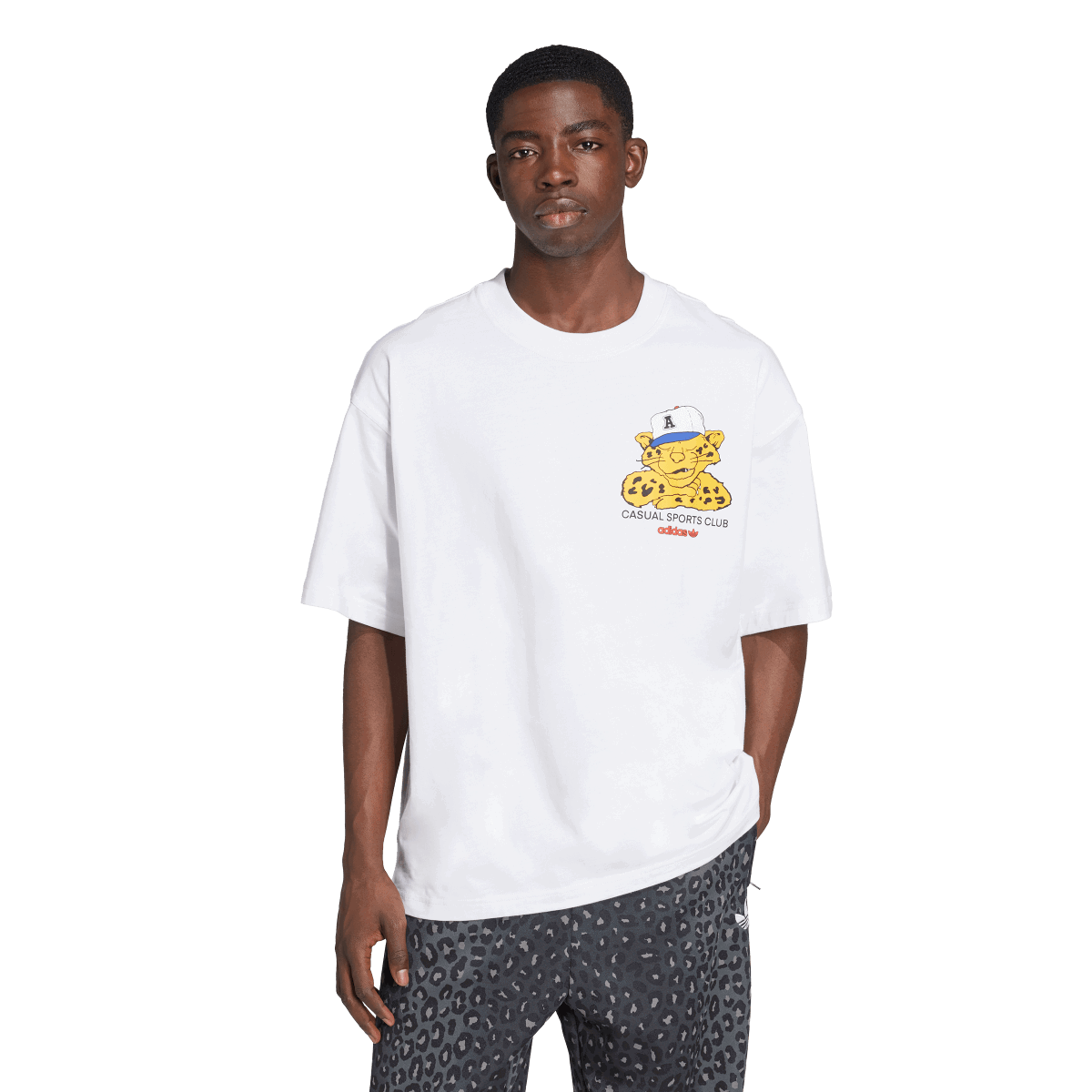 T-shirt adidas Originals Graphic OS SS T-Shirt Hvid | JW0158, 0