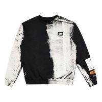 Heron Preston x Caterpillar Co-branded Paint Splatter Sweatshirt