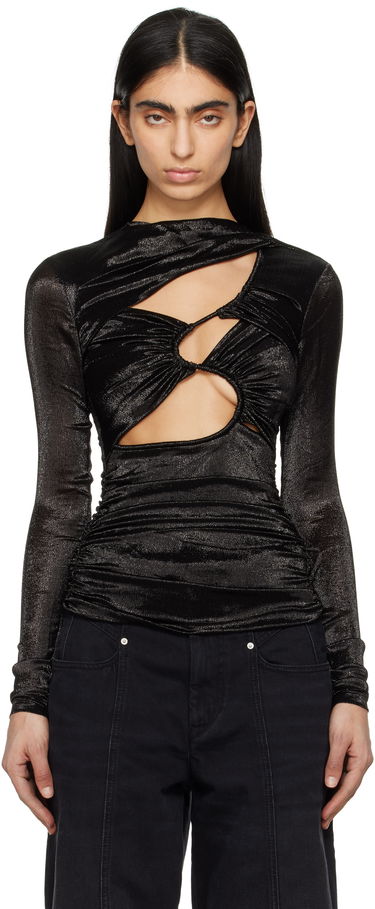 Skjorte ISABEL MARANT Isabel Marant Rose Cutout Top Sort | HT0598FA-C1J13I, 0