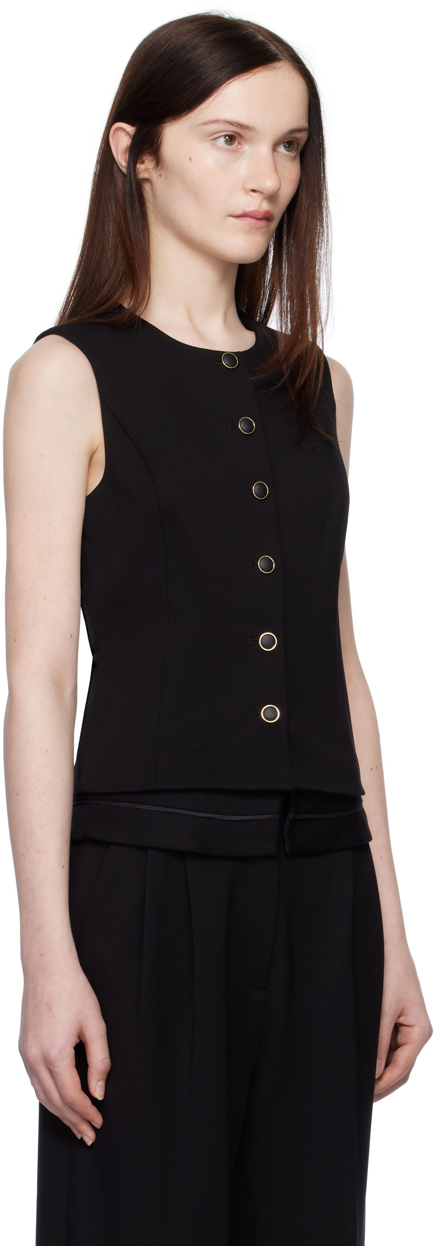 Vest rag & bone Irina Ponte Vest Sort | WAC24HV016D816, 1