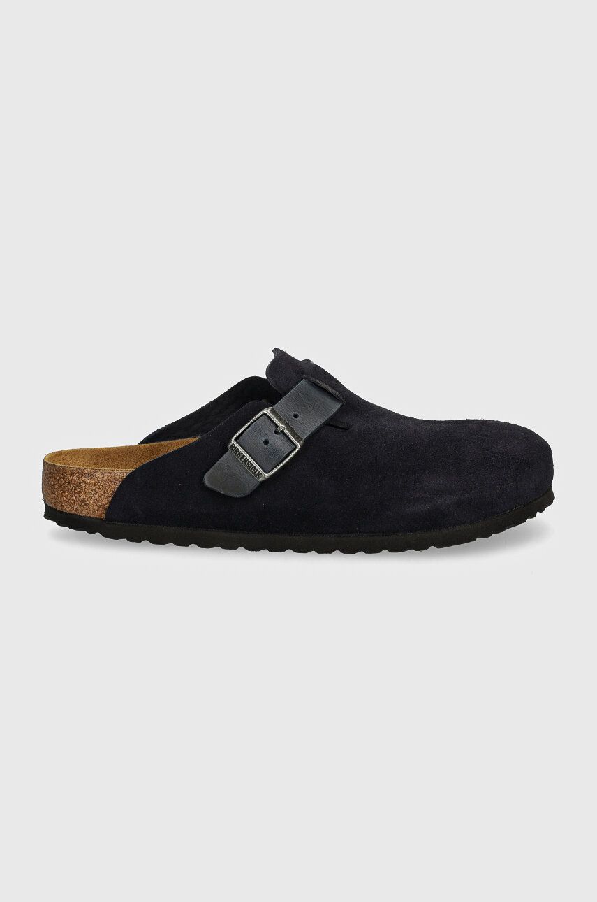Sneakers og sko Birkenstock Boston Suede Slippers Blå | 1028210, 1