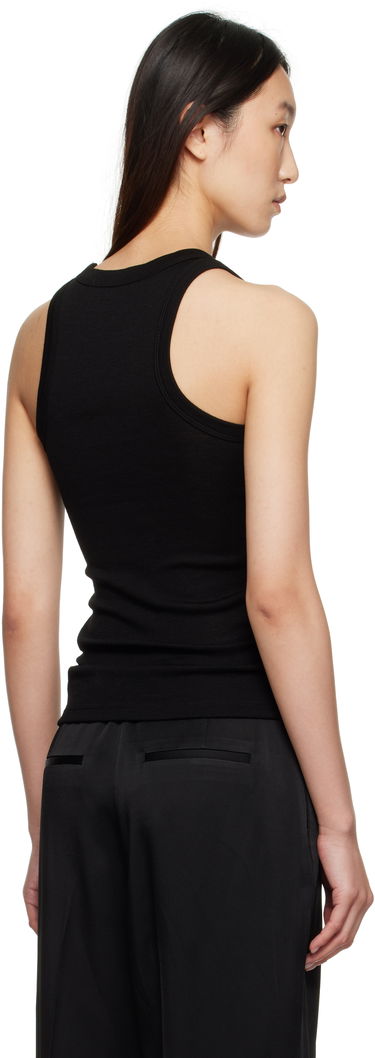 Tanktop Róhe Róhe Racerback Merino Jersey Tank Top Sort | 416-20-219, 2
