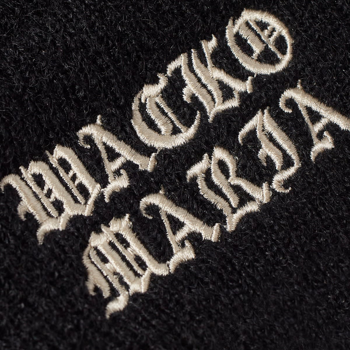 Beanie WACKO MARIA Mohair Knitted Watch Beanie Sort | 23FW-WMA-CP03-BLK, 1