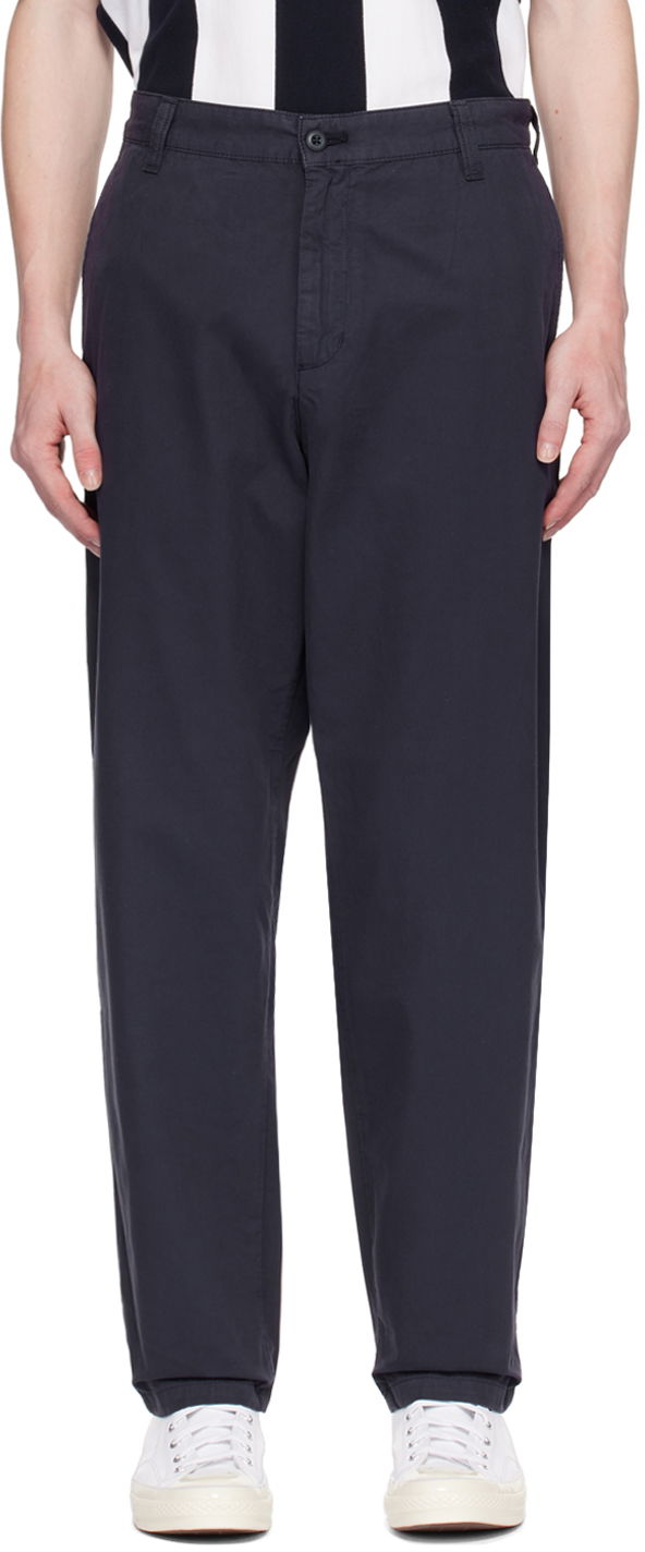 Bukser Carhartt WIP Calder Workwear Trousers Mørkeblå | I033128