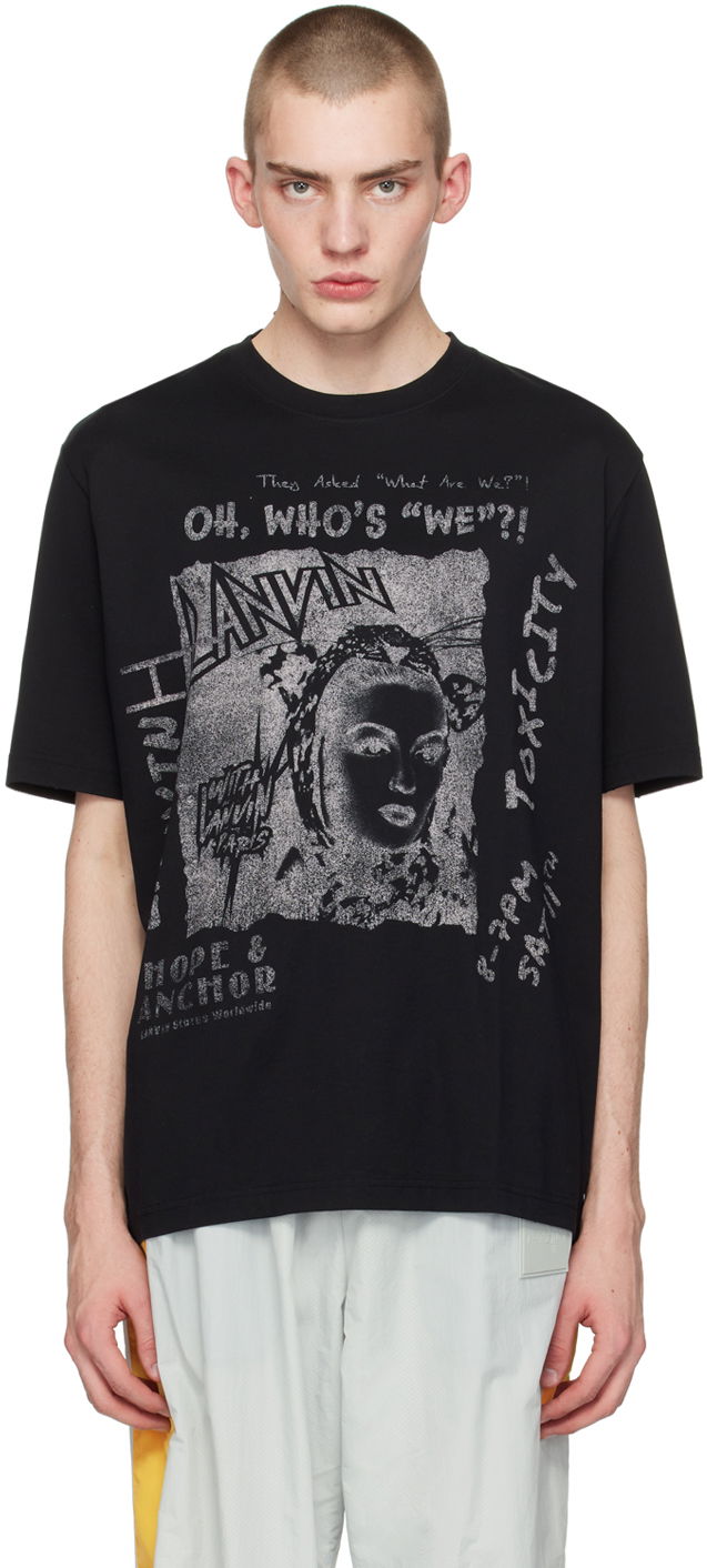 T-shirt LANVIN Future x T-Shirt Sort | RU-TS0037-J117-P24, 0