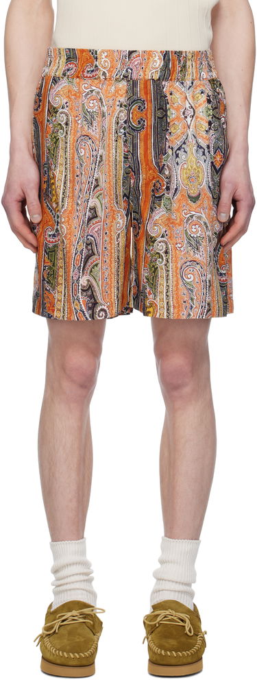 Shorts ISABEL MARANT Isabel Marant Paisley Vega Shorts Orange | SH0236HA-C2I08H, 0