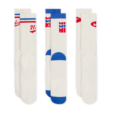 Sokker Nike Everyday Plus Mid-Calf Socks (3 Pairs) Hvid | HJ9336-901, 4