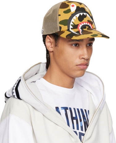 Kasket BAPE A Bathing Ape 1st Camo Shark Mesh Cap Grøn | 001CPK701008M, 3
