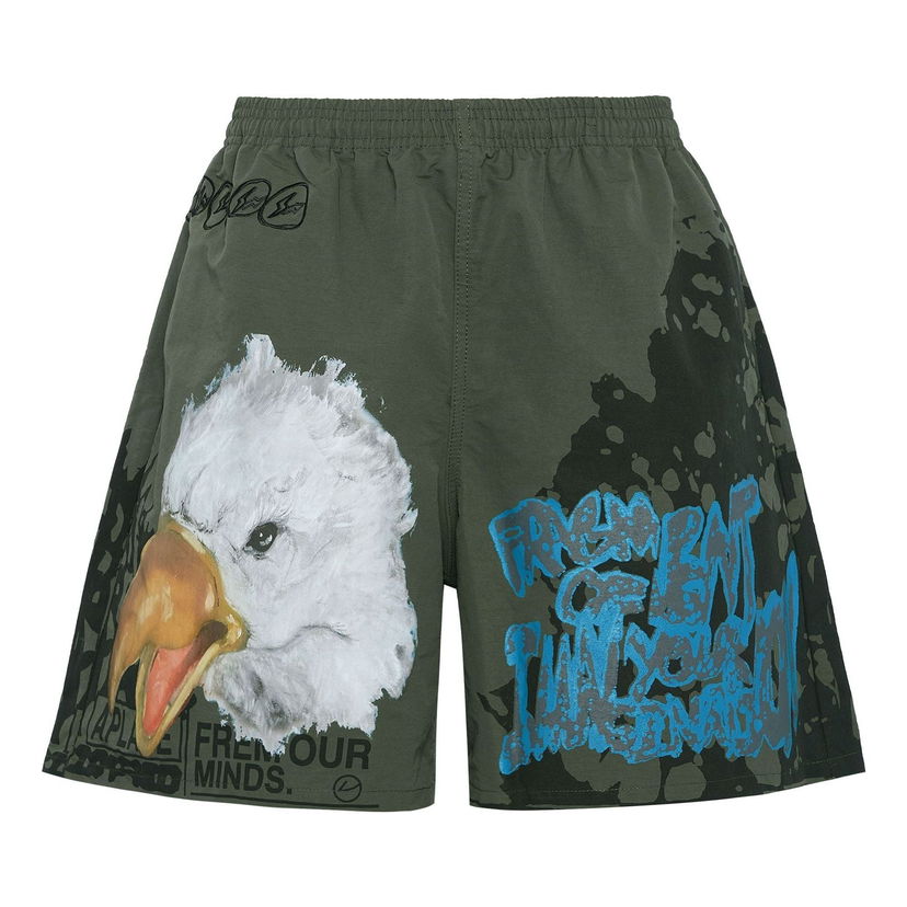 Shorts Cactus Jack by Travis Scott Travis Scott Cactus Jack x Fragment Imagination Shorts Grøn | CJFN-SS32
