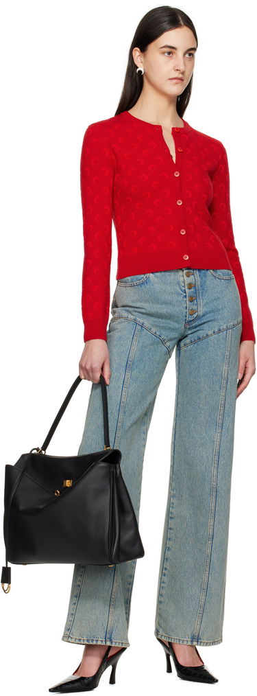 Jeans Marine Serre Marine Serre Moon Laser Flare Jeans Blå | WPA126A CDEN0003, 3