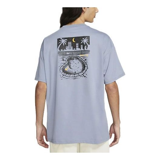 T-shirt Nike SB Nike SB Skate T-Shirt Blå | DD1305-493, 0