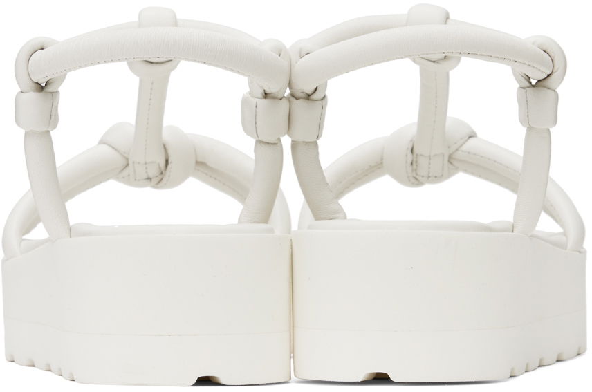 Sneakers og sko Gianvito Rossi Marine Flat Sandals Hvid | G32246.05GOM.NAP, 1
