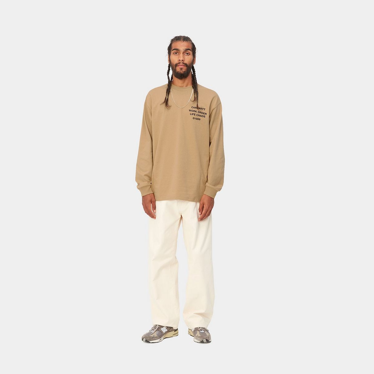 T-shirt Carhartt WIP Reverse Hammer T-Shirt Brun | I032392_07E_XX, 1