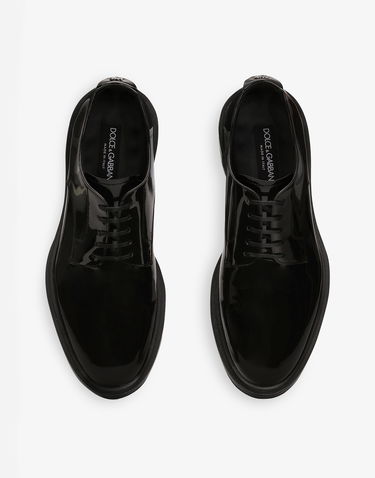Sneakers og sko Dolce & Gabbana Derby Patent Leather Shoes Sort | A10840A147180999, 3