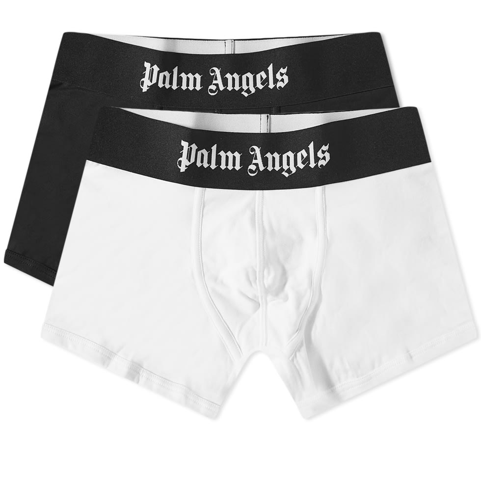 Boksere Palm Angels Logo Boxer - 2 Pack Flerfarvet | PMUH001C99FAB0020110, 0
