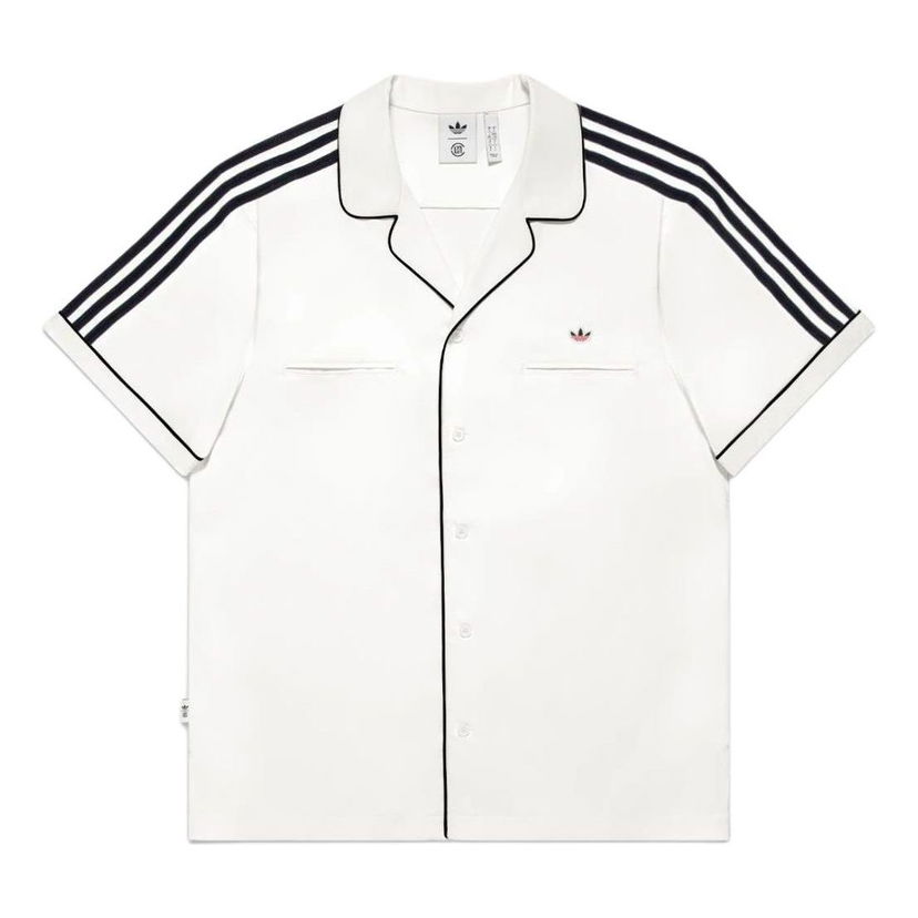 Skjorte adidas Originals CLOT Bowling Shirt Hvid | IY8685