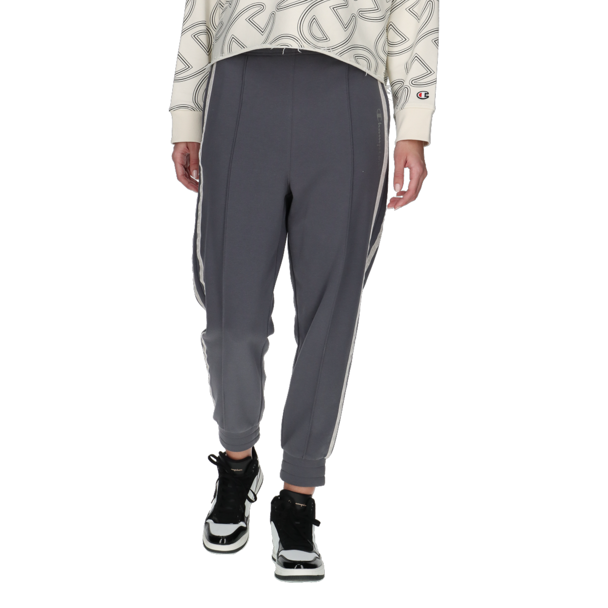 Joggingbukser Champion Track Pants with tape Grå | CHA241F108-32, 0
