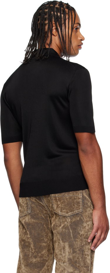 Polo skjorte AMIRI AMIRI Spirit Polo Sort | AMKNPO1067, 2